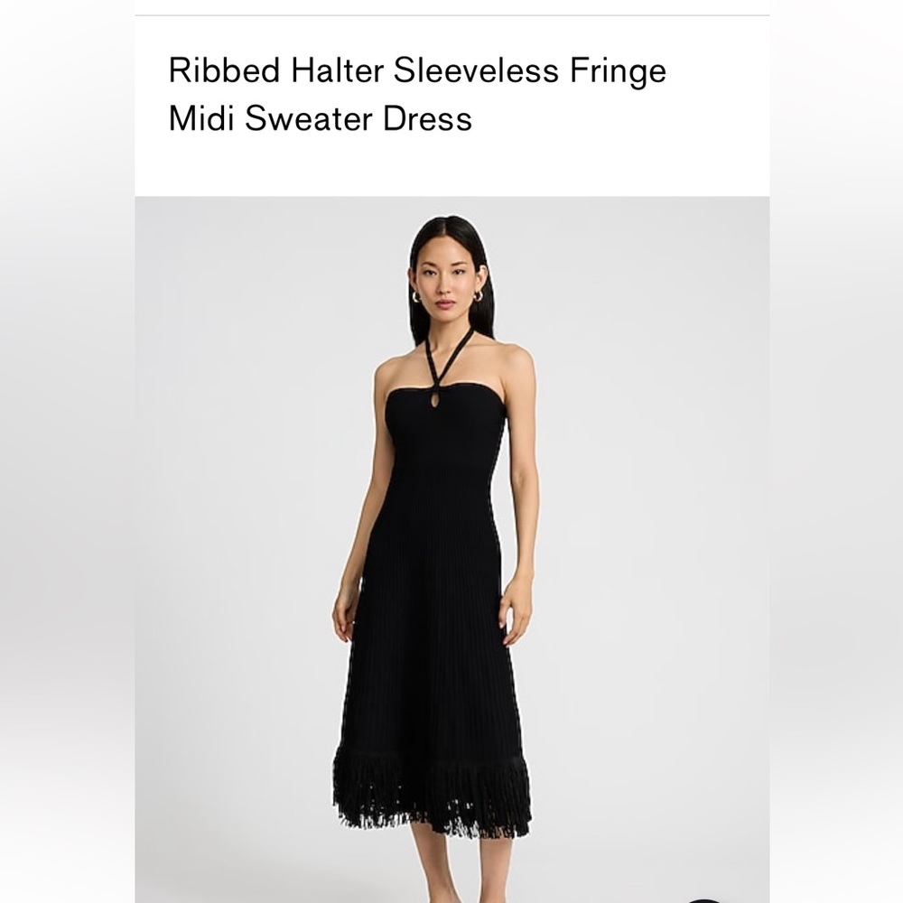 NEW ribbed halter top dress - Picture 4 of 4